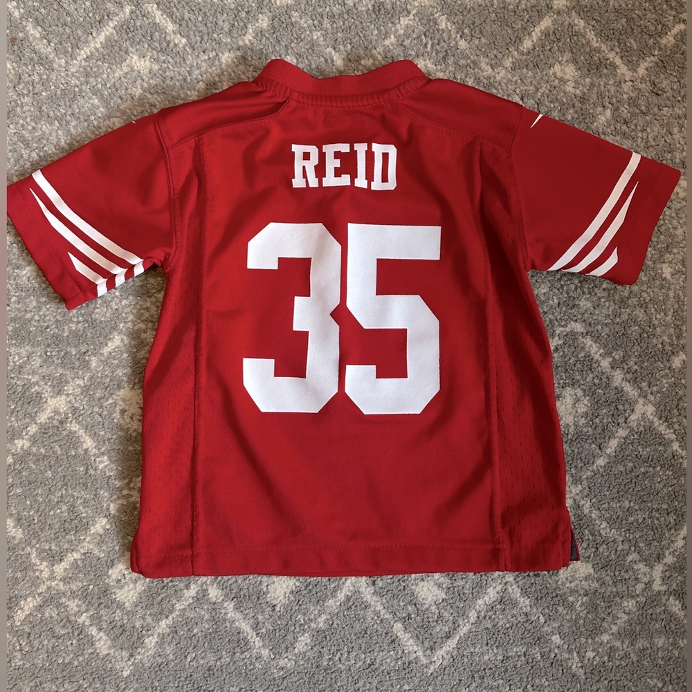 NFL San Francisco 49ers Kids Football Jersey - Reid #35 size Small